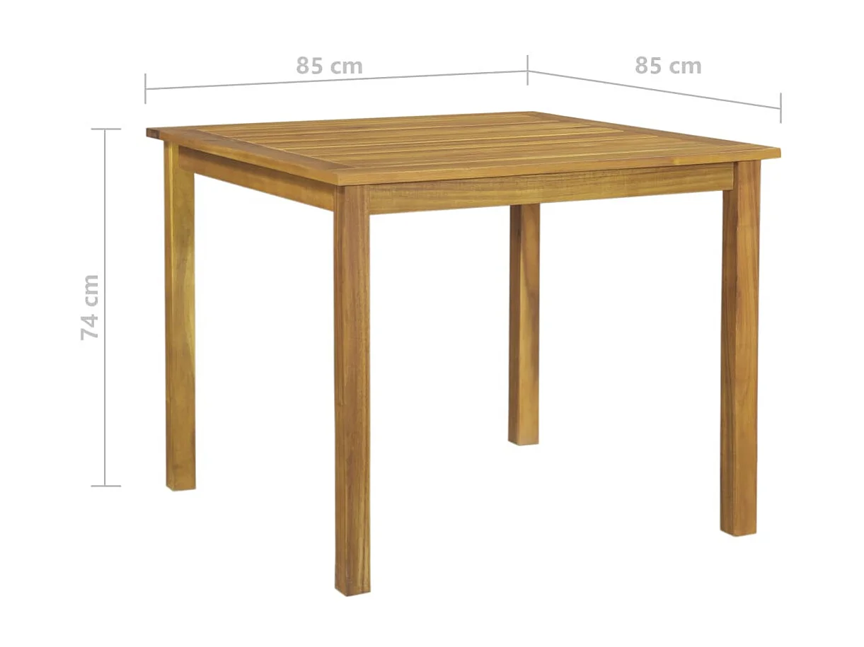 Ensemble de salle à manger de jardin 5 pcs Noir 69