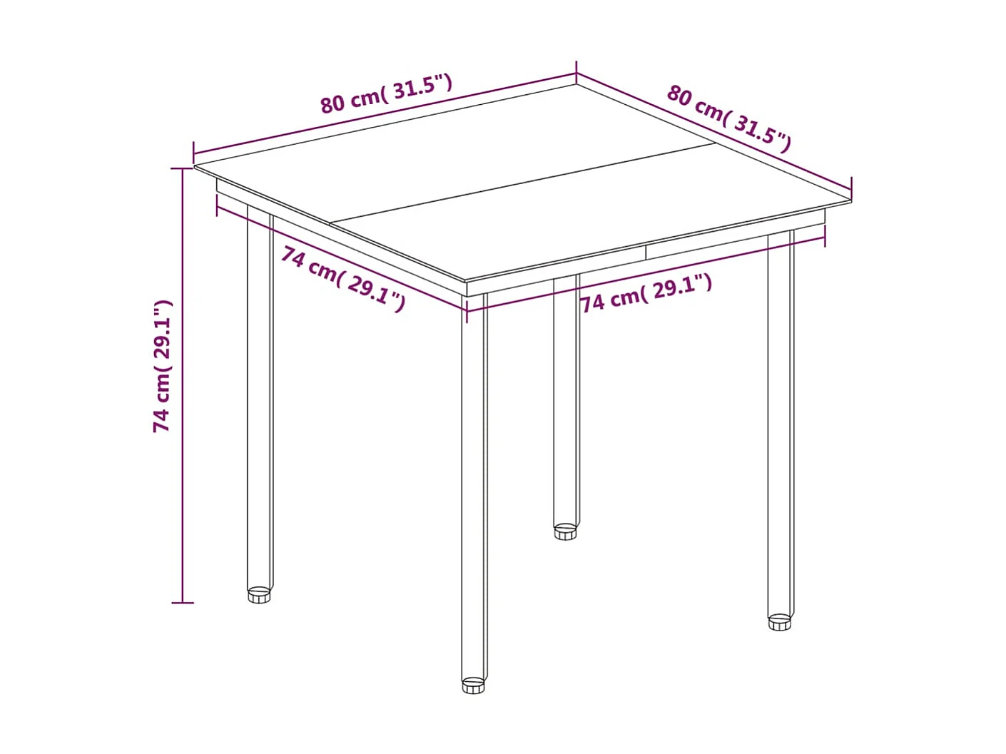 Mobilier à dîner de jardin coussins 5 pcs Résine tressée Verre 8