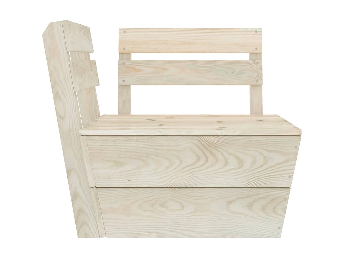 Salon de jardin palette 6 pcs Bois d'épicéa imprégné 3