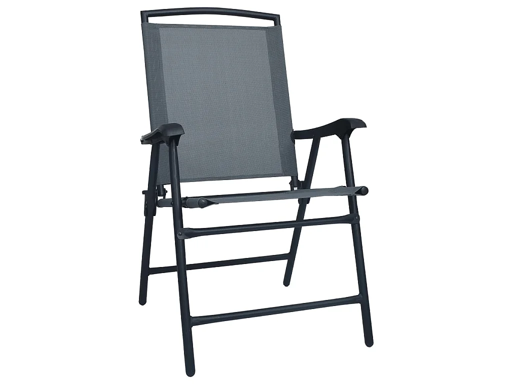 Ensemble de bistro 3 pcs Gris Acier