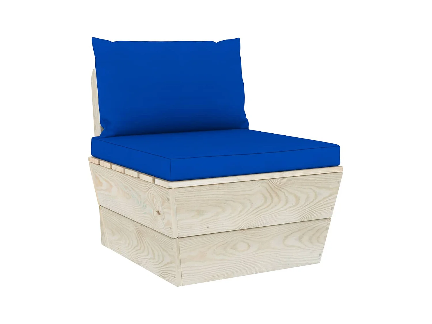 Salon de jardin palette 6 pcs avec coussins Épicéa imprégné 22