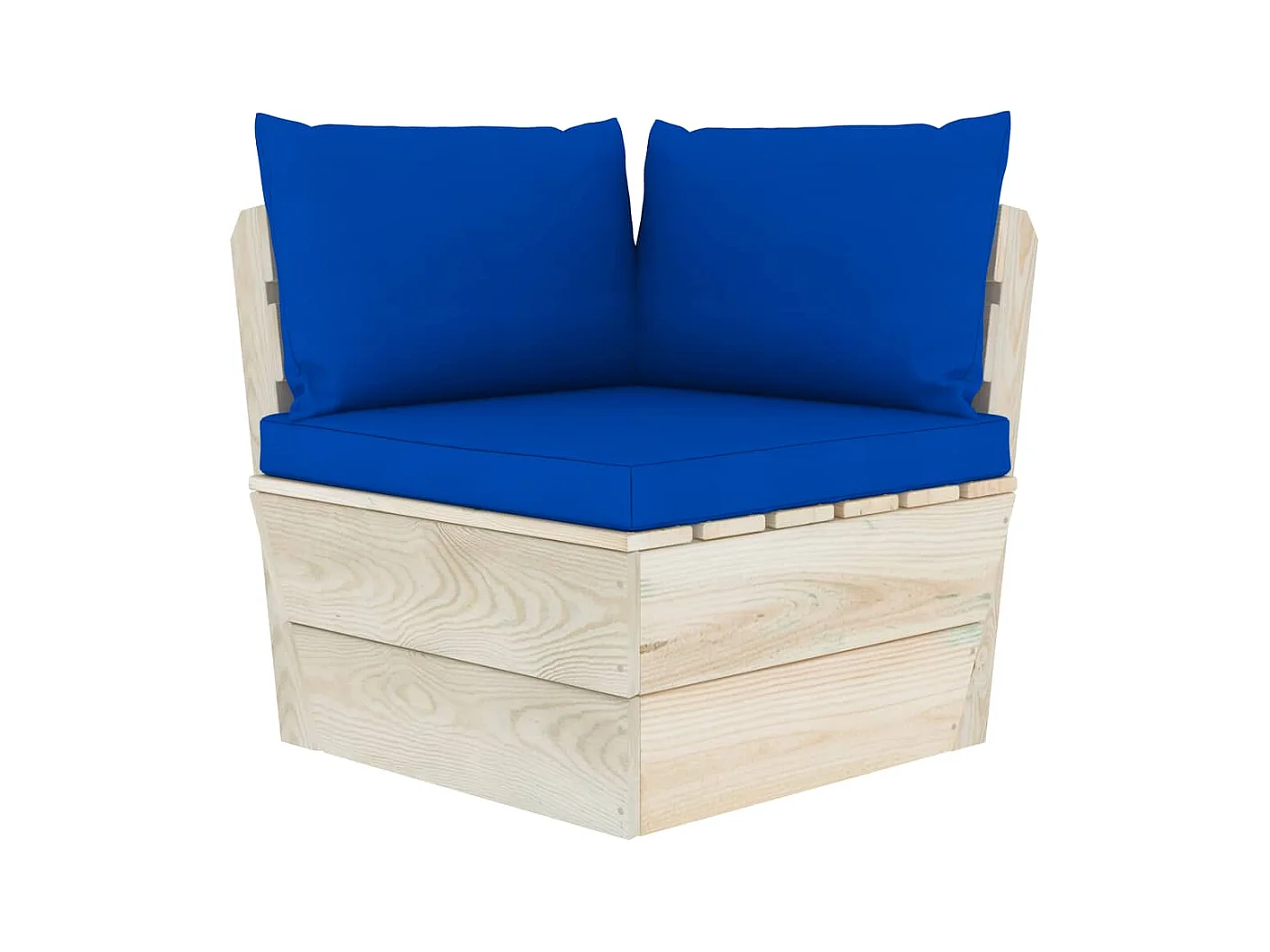 Salon de jardin palette 6 pcs avec coussins Épicéa imprégné 22