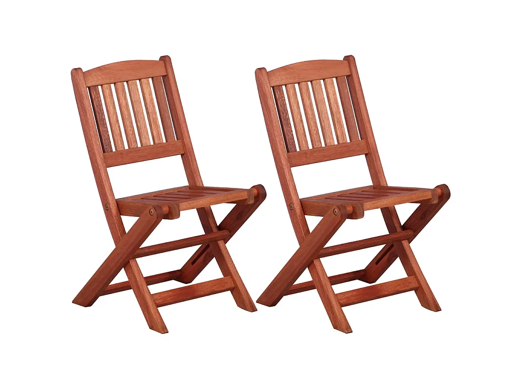 Ensemble de bistro 3 pcs pour enfants Bois d'eucalyptus solide