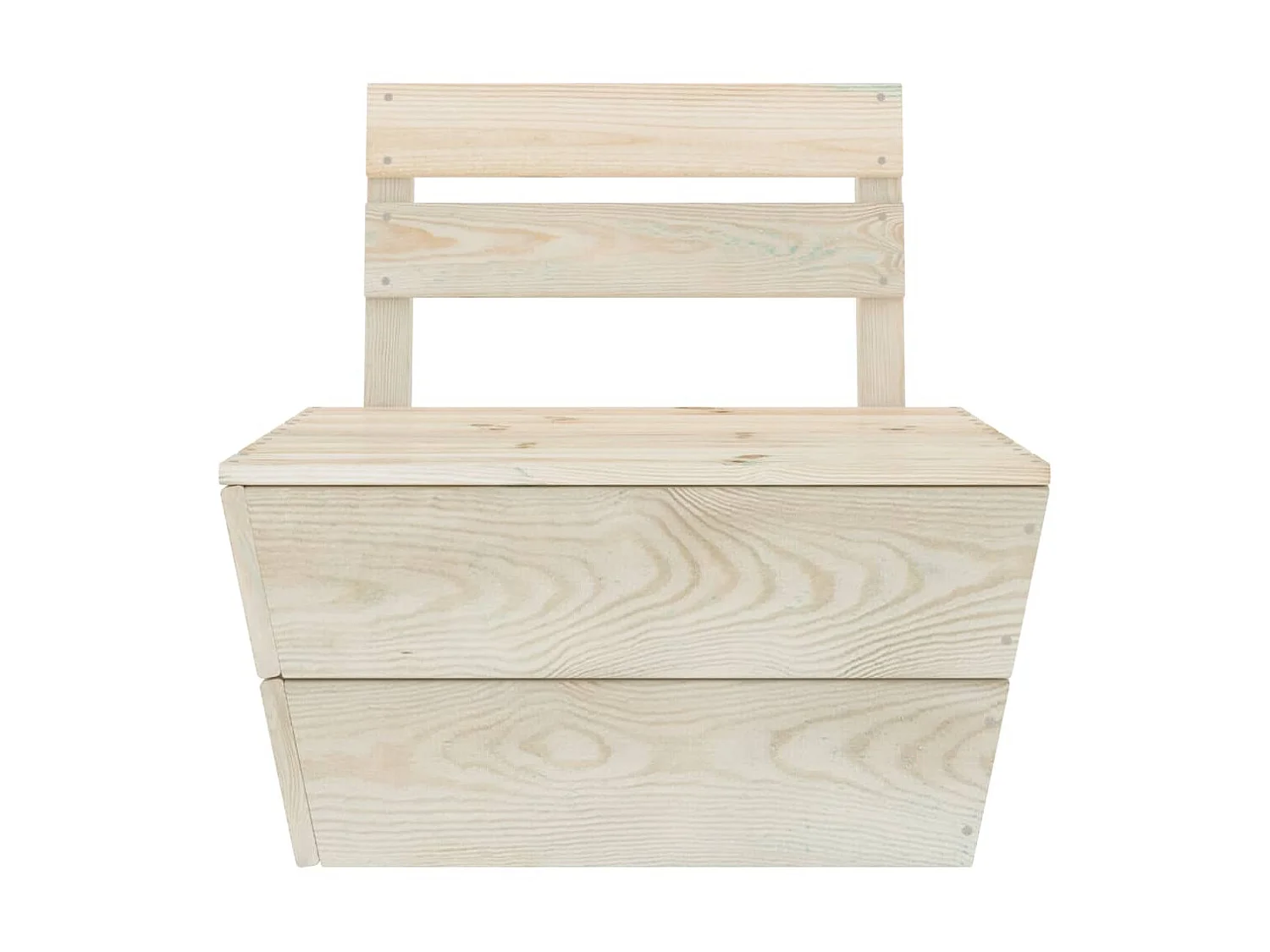 Salon de jardin palette 9 pcs Bois d'épicéa imprégné 3