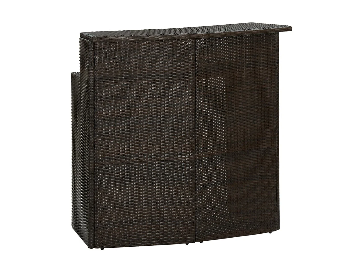 Ensemble de bar de jardin avec coussins 5 pcs Marron 5