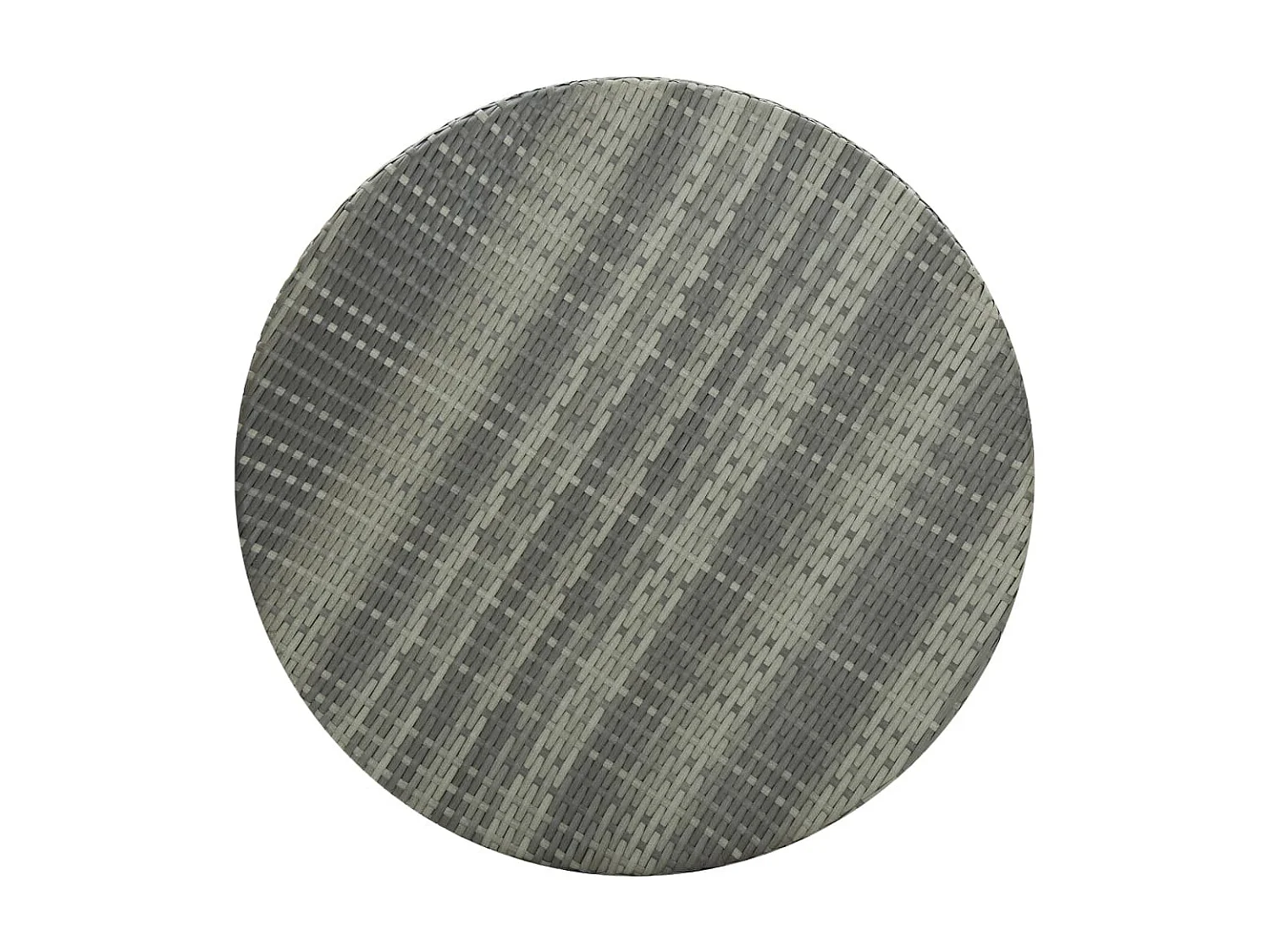 Ensemble de bar de jardin 5 pcs Résine tressée Gris 2