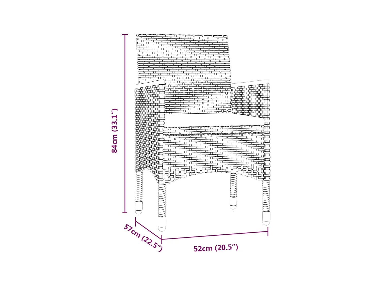 Ensemble de salle à manger de jardin avec coussins 5 pcs Noir 9