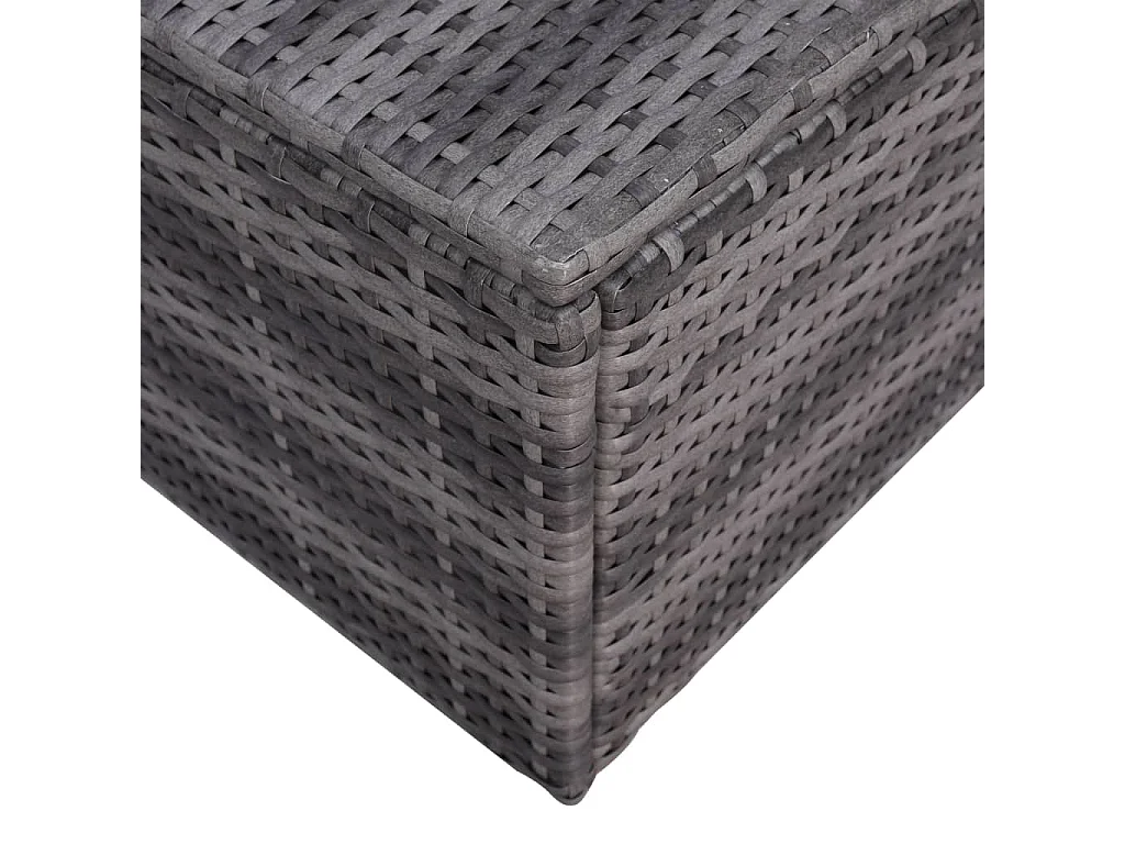 Meuble de jardin 7 pcs et coussins et oreillers Résine tressée