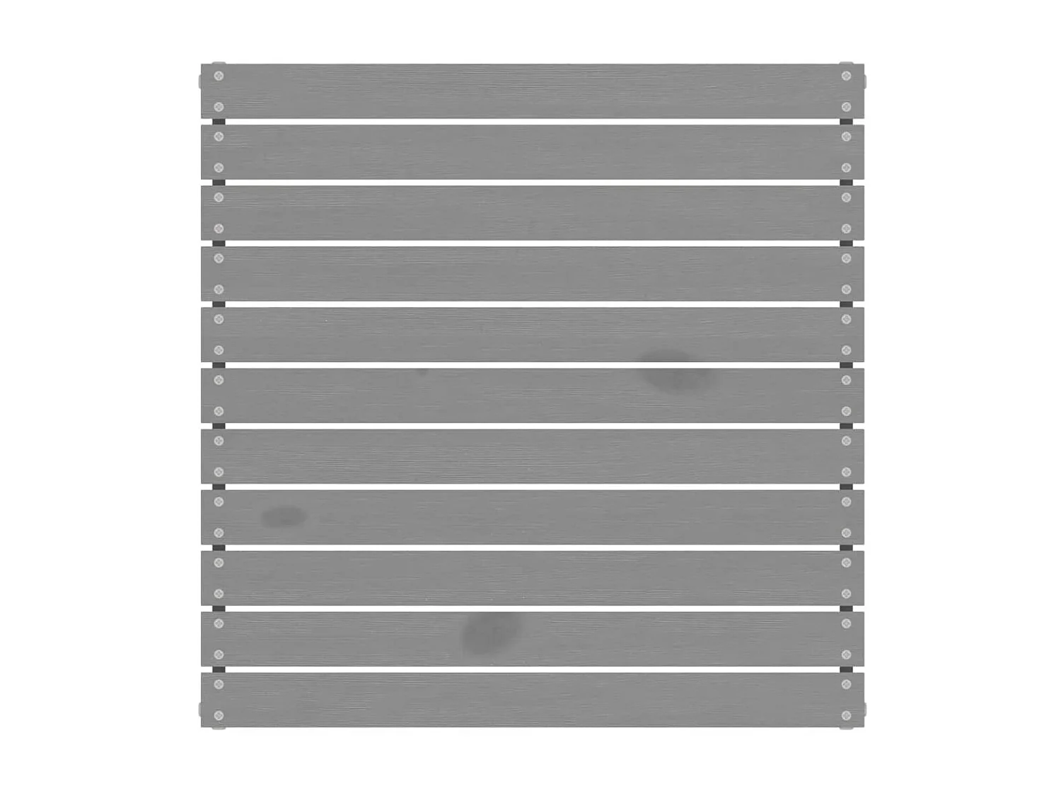 Salon de jardin 3 pcs Bois de pin massif Gris 4