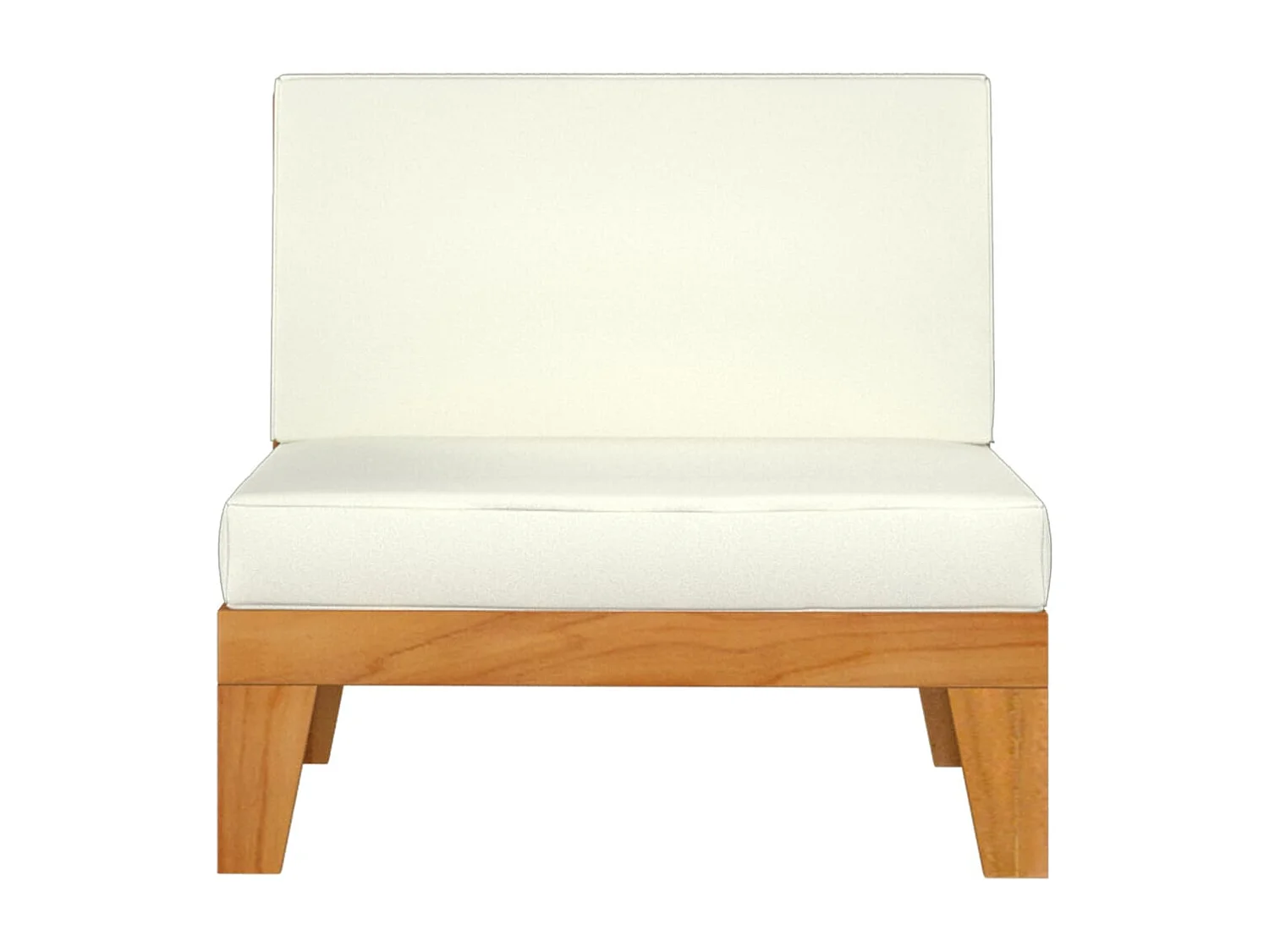 Salon de jardin 7 pcs avec coussins Bois d'acacia solide 13