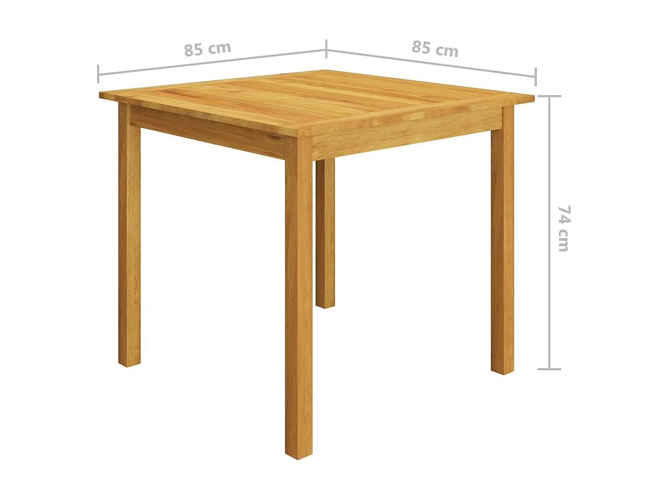 Ensemble de salle à manger de jardin 5 pcs Gris 32