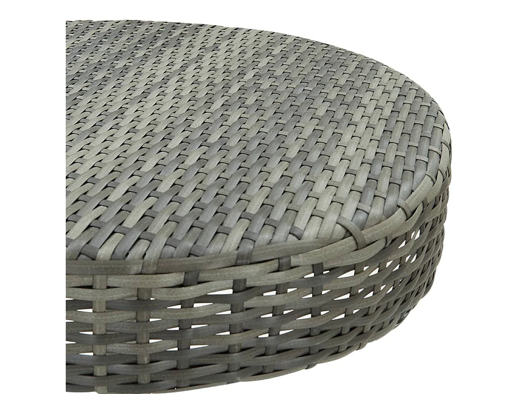 Ensemble de bar de jardin 3 pcs et coussins Résine tressée Gris 3