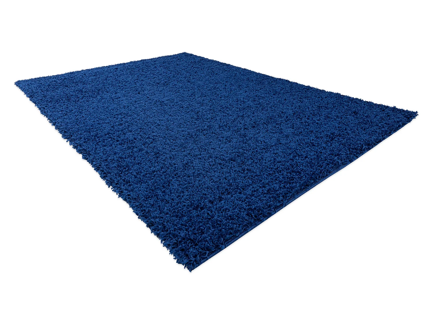 Alfombra SOFFI shaggy 5cm azul oscuro 60x100 cm