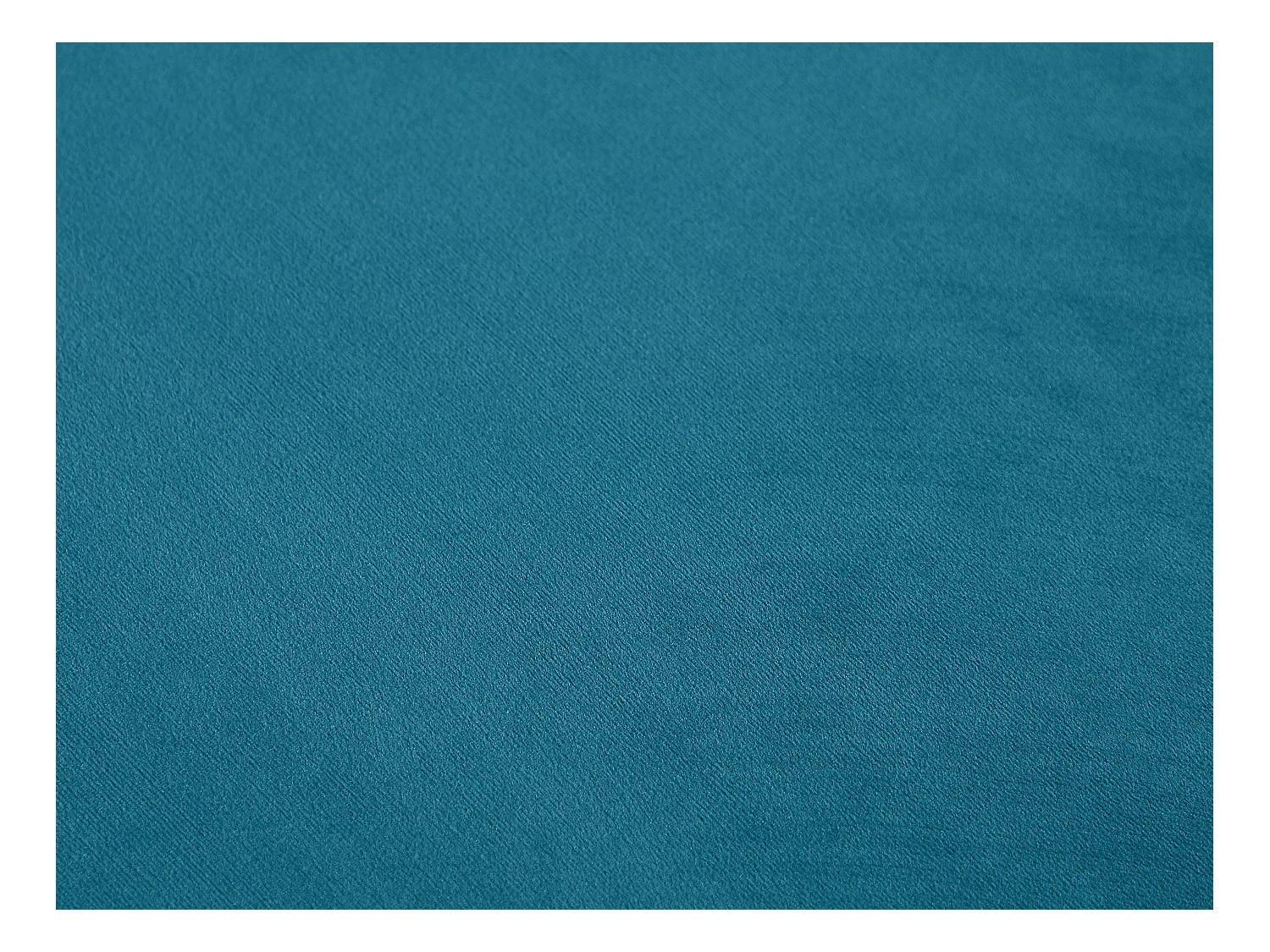 Canapé d'angle réversible en velours bleu canard TURNER