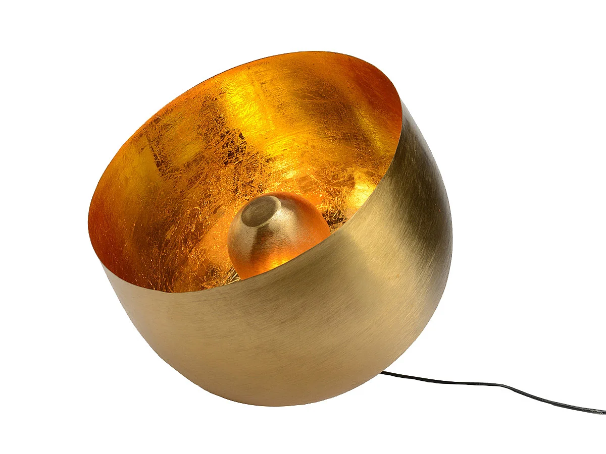 Lampe de table Samuel dorée Grand modèle