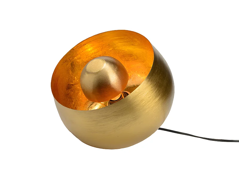 Lampe table Samuel dorée moyen modèle  E 27 25 W