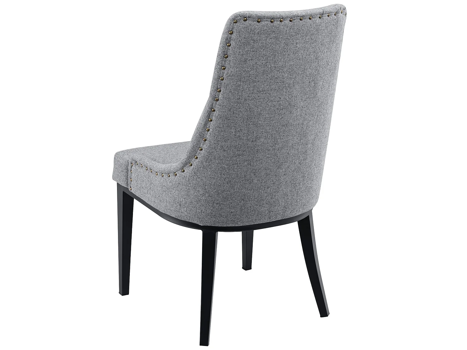 Chaise de Salle à Manger Chester Motif Chesterfield 100x53x60 cm Gris Clair [en.casa]