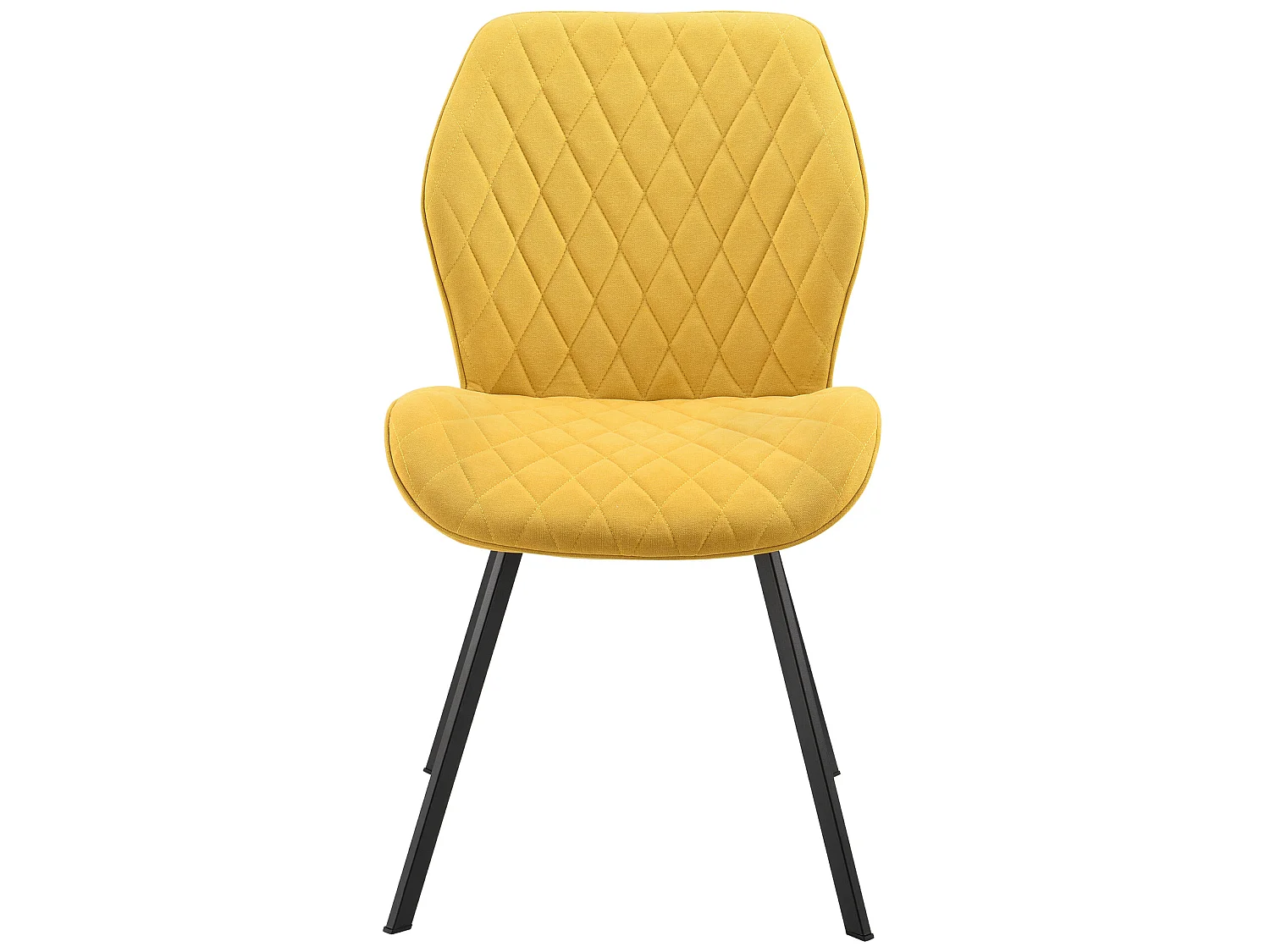 Lot de 2 Chaises de Salle à Manger Sarpsborg 89 x 51 x 64 cm Jaune Moutarde [en.casa]