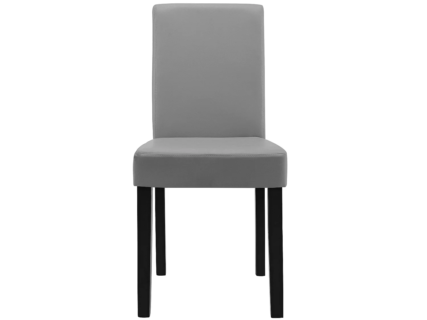 Kit de 8 Chaises Bois Simili 90 x 42 x 48 cm Gris Clair [en.casa]