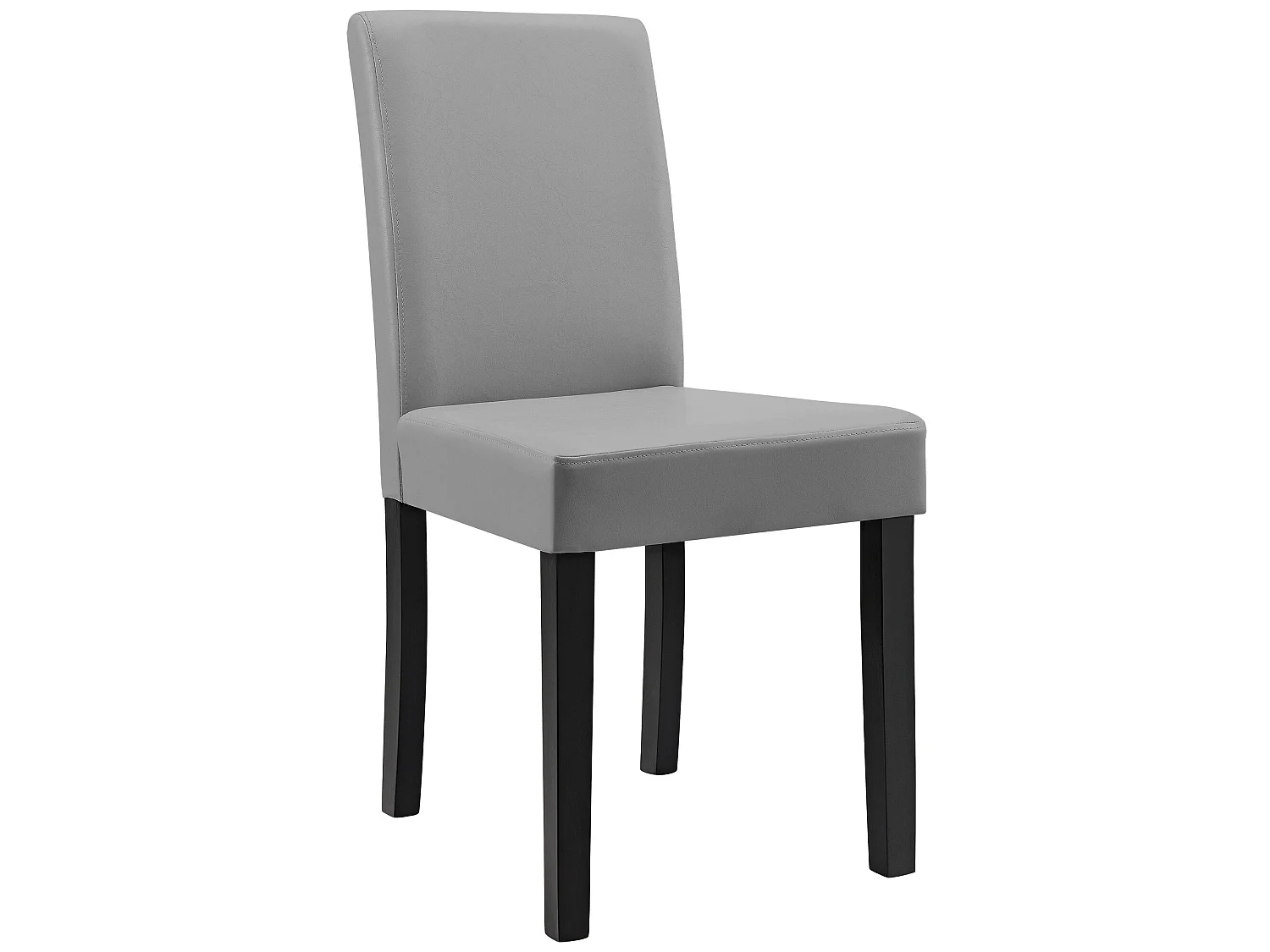 Kit de 8 Chaises Bois Simili 90 x 42 x 48 cm Gris Clair [en.casa]