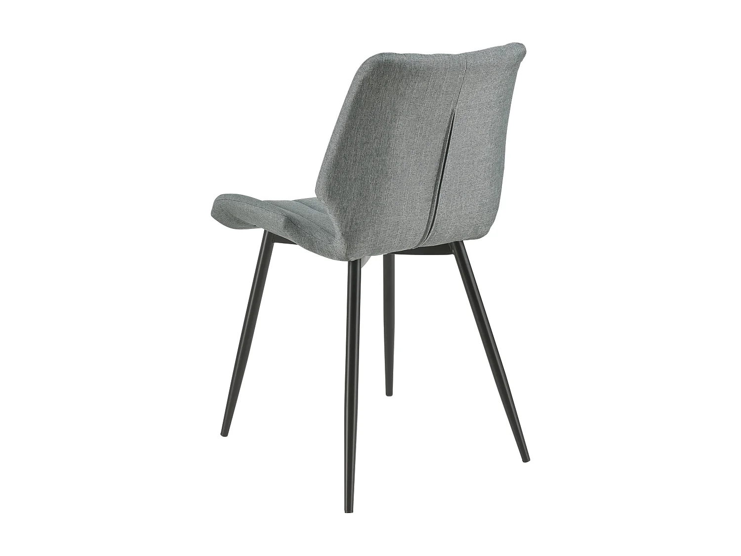 Lot de 2 Chaises de Salle à Manger Mendoza Textile Gris foncé [en.casa]