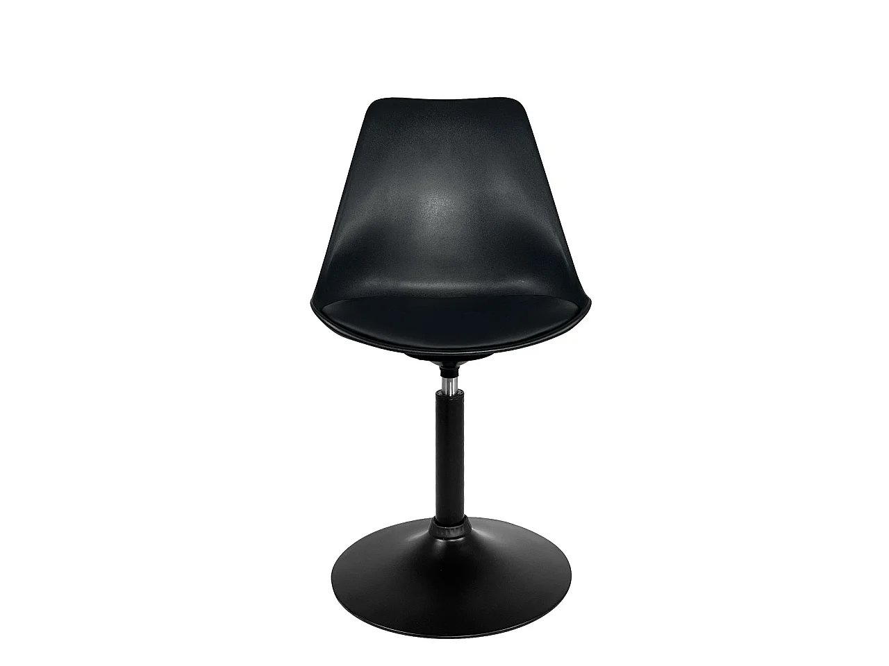 Lot 2 chaises pivotantes design vintage NOSA noir