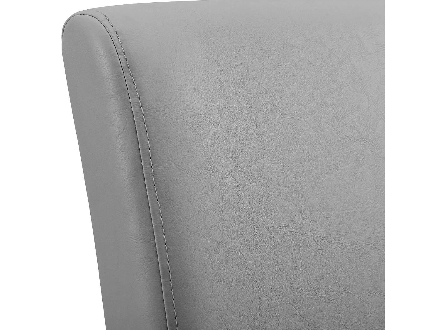 Kit de 2 Chaises Bois Simili 90 x 42 x 48 cm Gris Clair [en.casa]