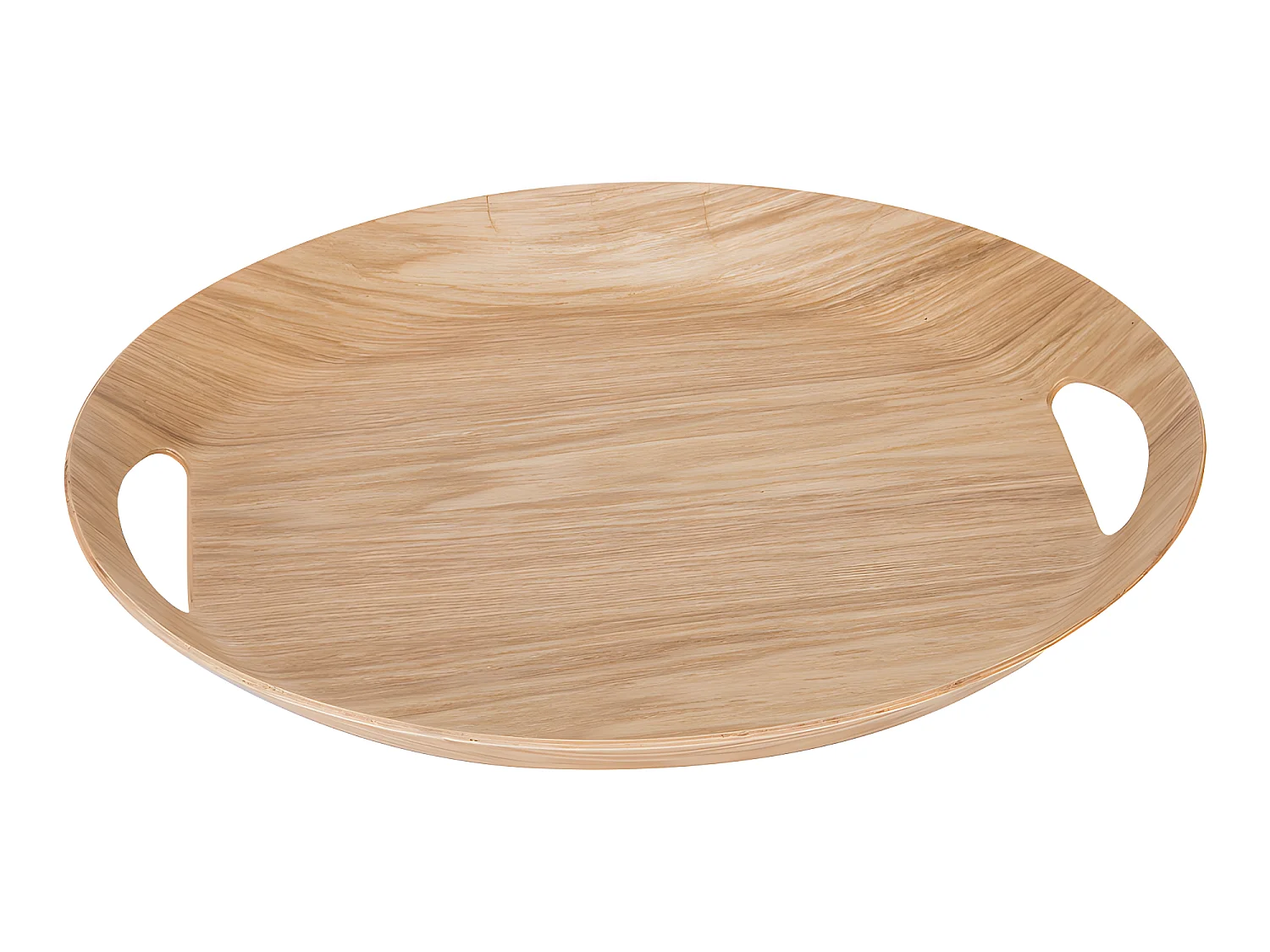 Plateau ovale 46x41 cm naturel