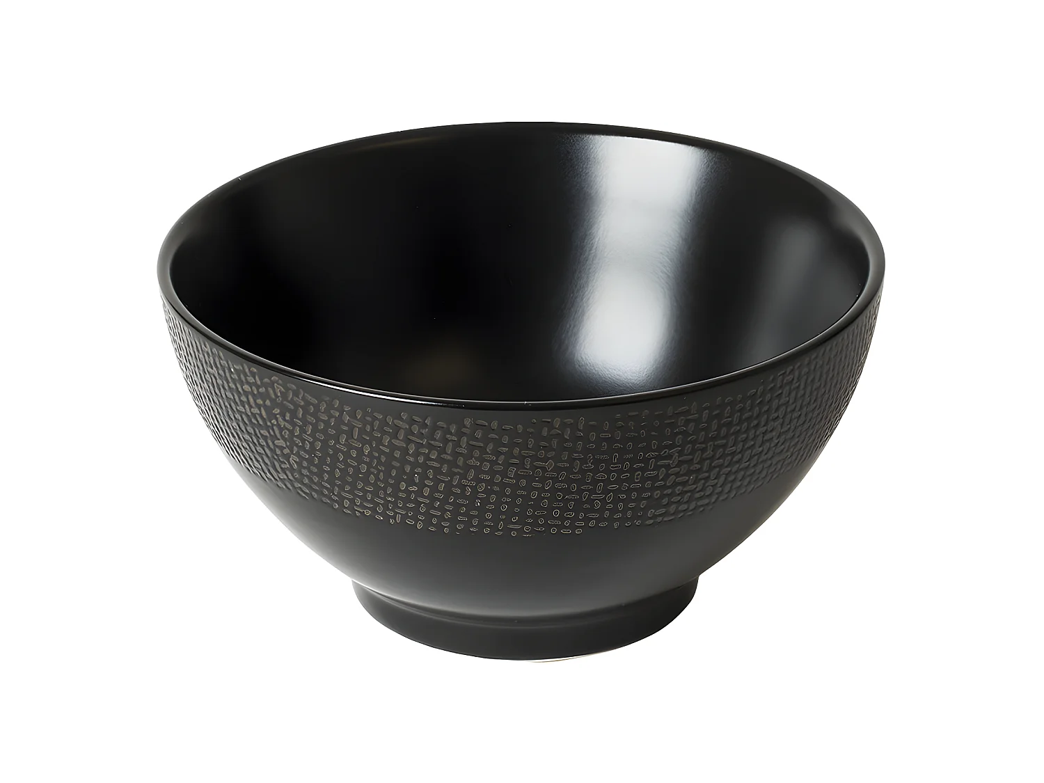 Bol Vésuvio noir 14 cm (lot de 6)