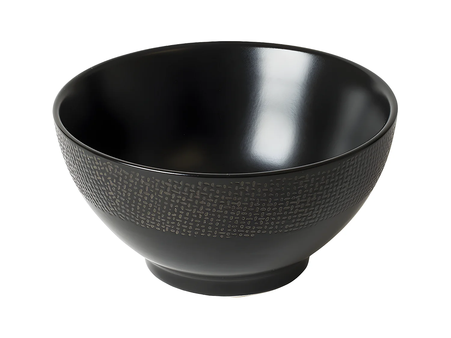 Bol Vésuvio noir 14 cm (lot de 6)