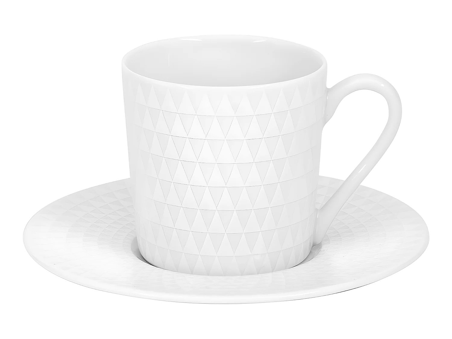Tasse à café et sa sous-tasse Nymphea 12 cl (lot de 6)