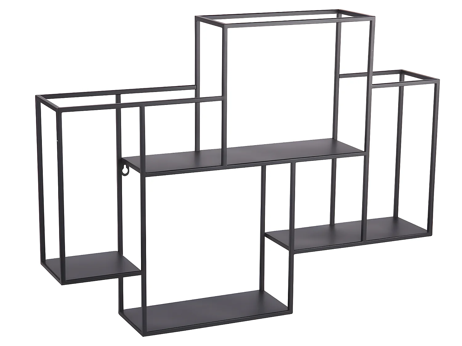 Étagère murale métal rectangle 75x55 cm