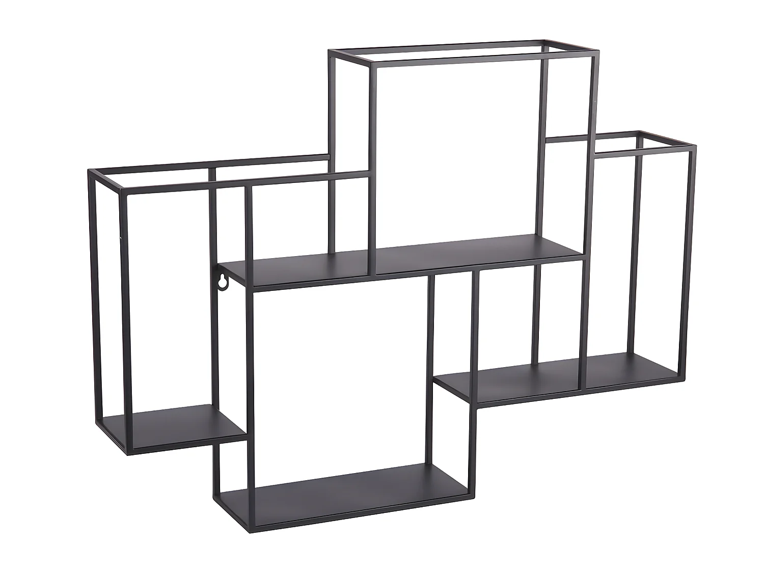 Étagère murale métal rectangle 75x55 cm