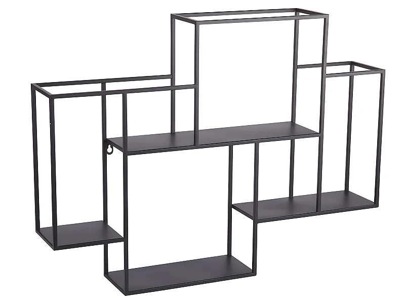 Étagère murale métal rectangle 75x55 cm