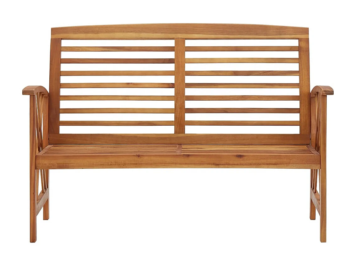 Banc de jardin 119cm Bois d'acacia solide