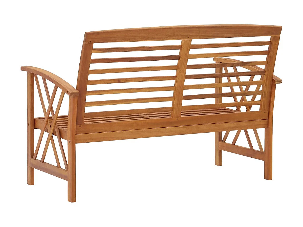 Banc de jardin 119cm Bois d'acacia solide