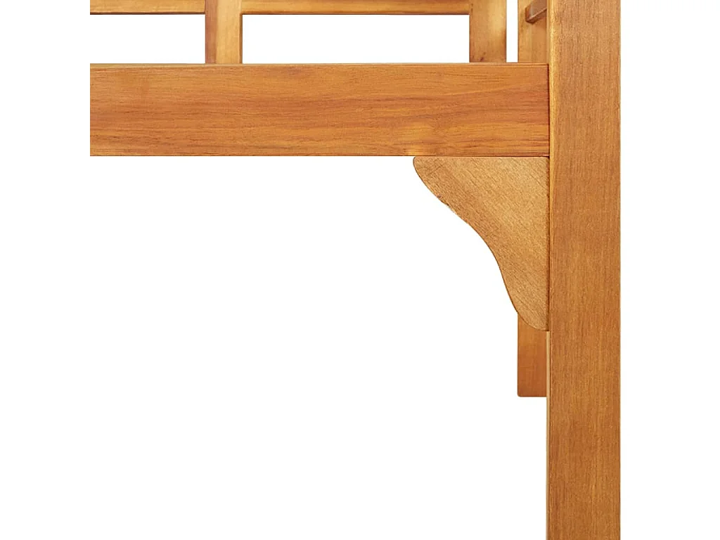 Banc de jardin 125cm Bois d'acacia solide