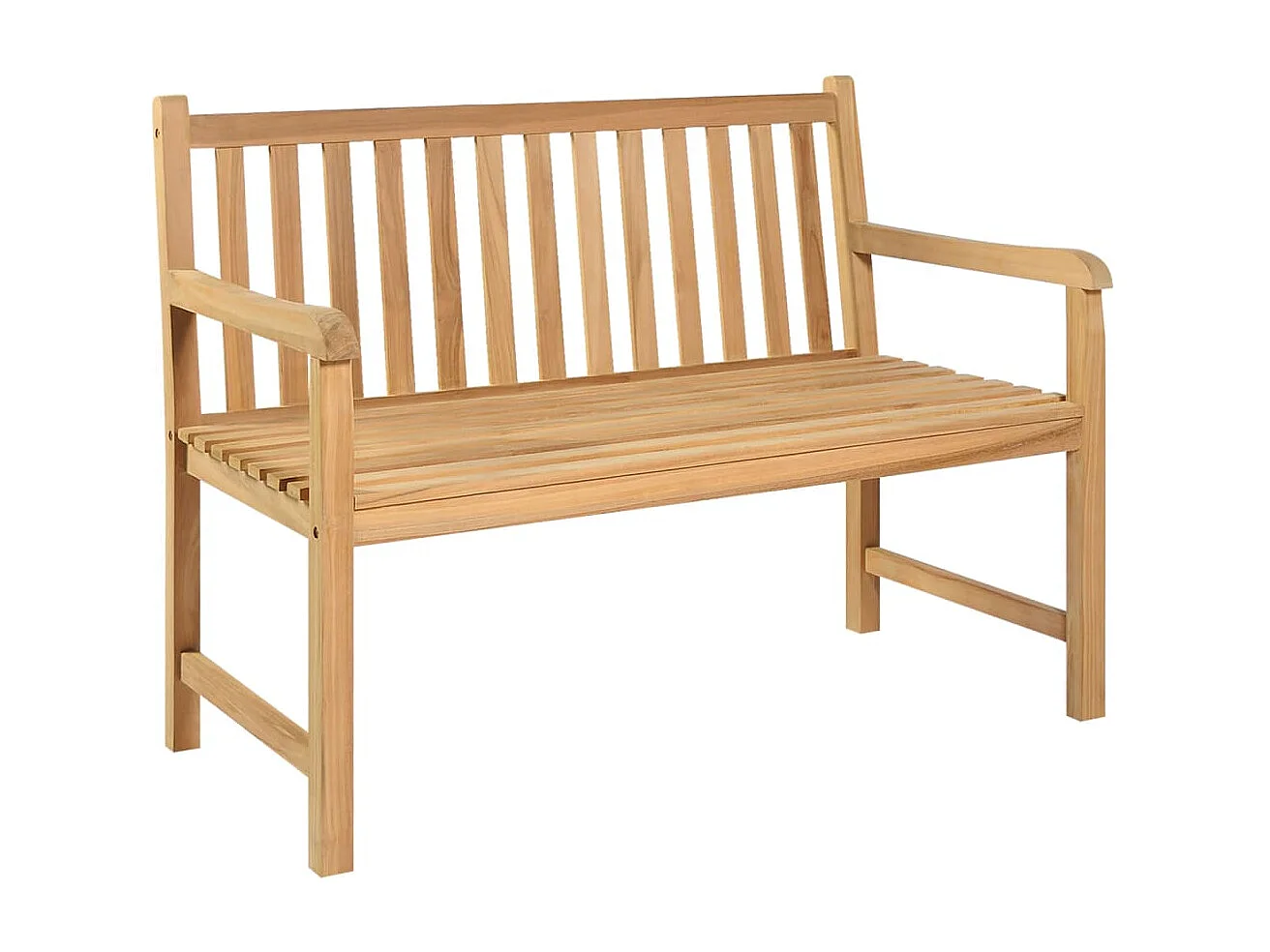 Banc de jardin 114cm Bois de teck solide