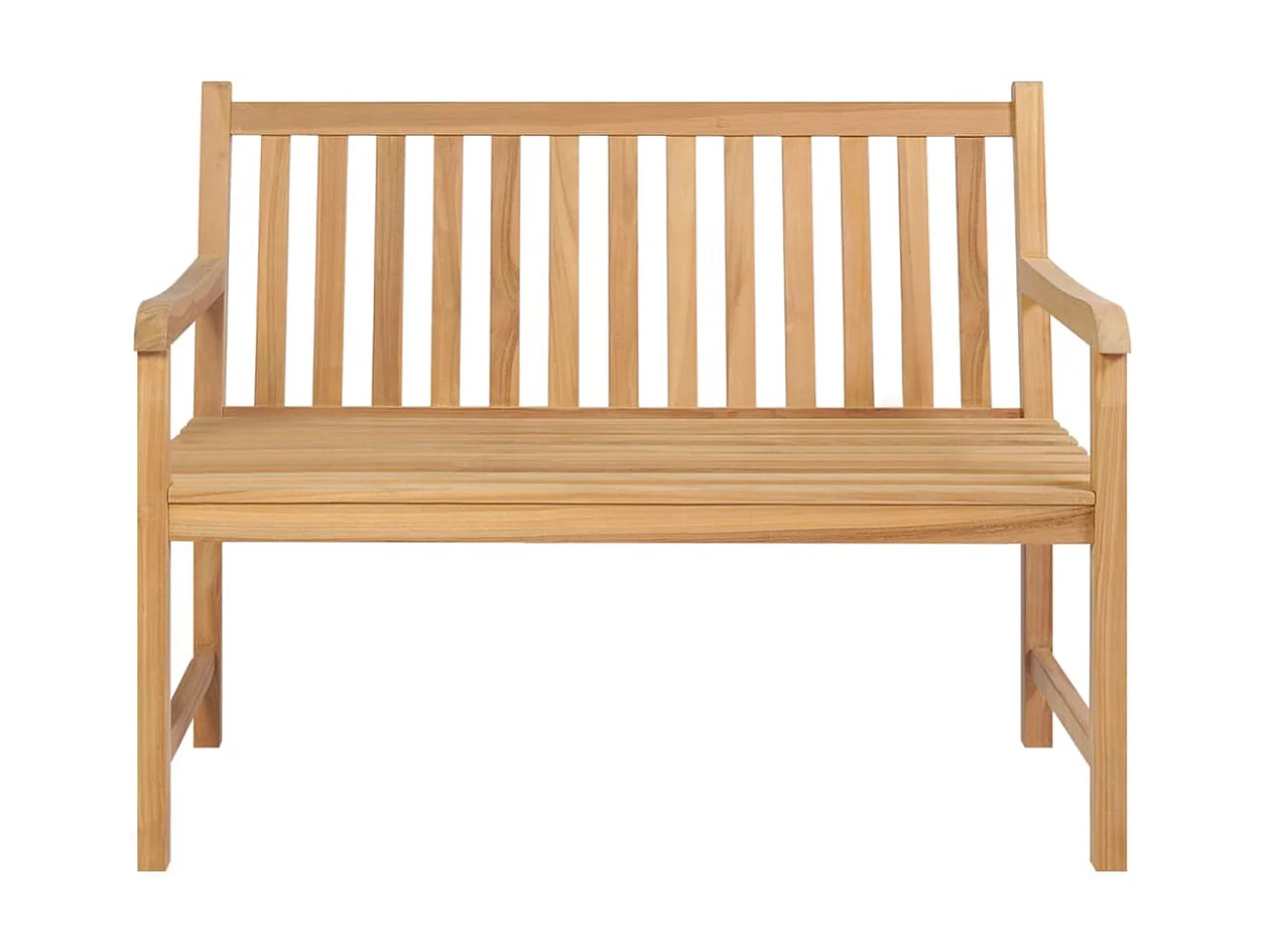 Banc de jardin 114cm Bois de teck solide