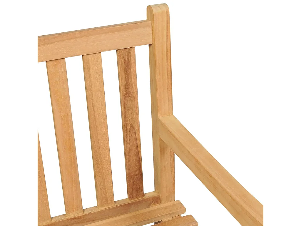 Banc de jardin 114cm Bois de teck solide