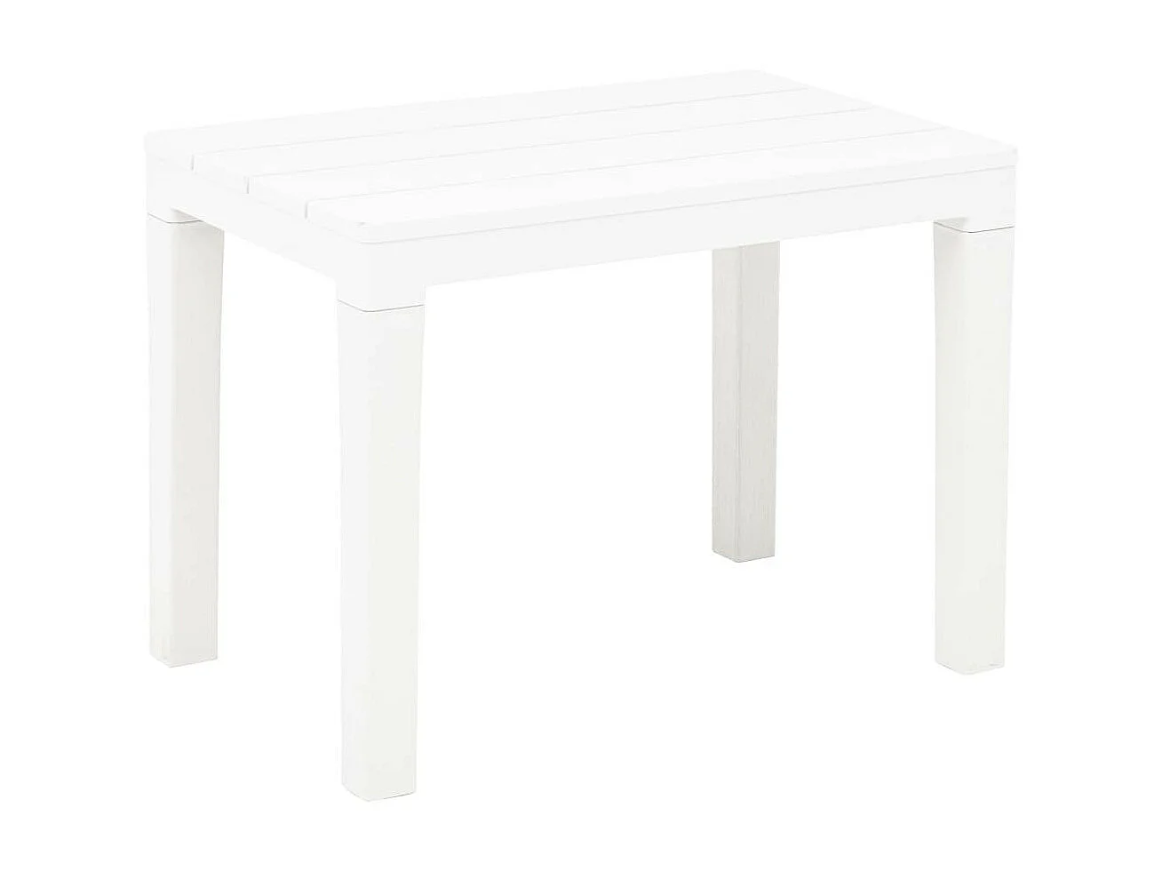 Bancs de jardin 2 pcs Blanc Plastique