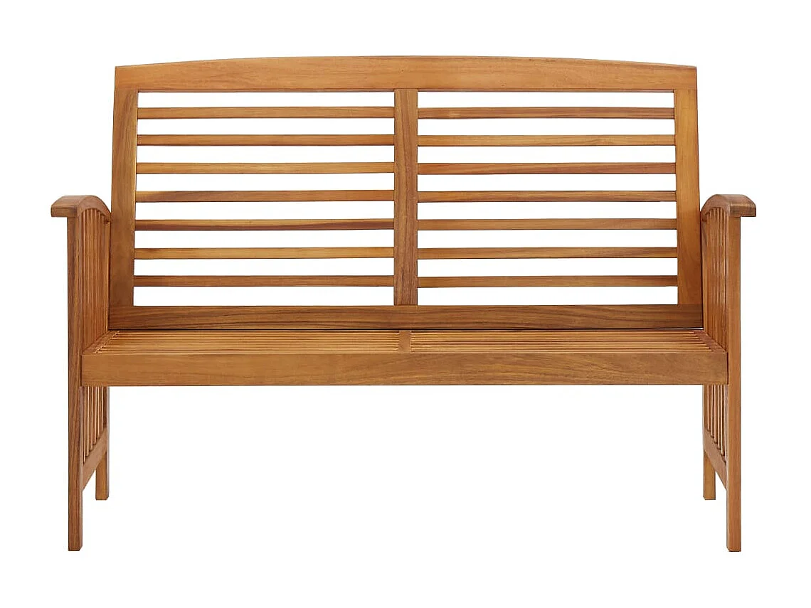 Banc de jardin 119cm Bois d'acacia solide 2