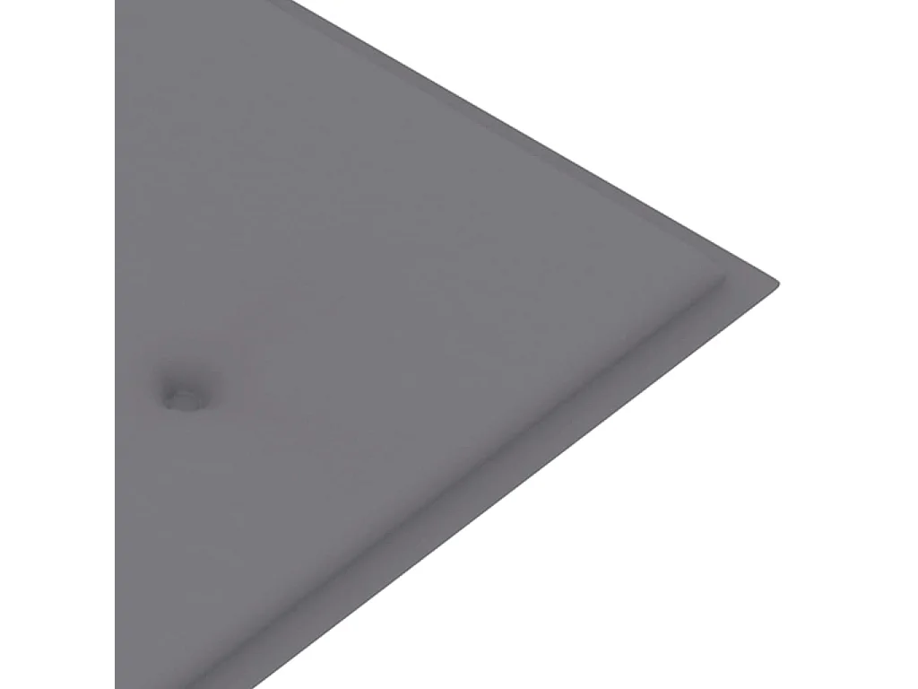 Banc de jardin empilable et coussin 159cm Bois de teck massif 13