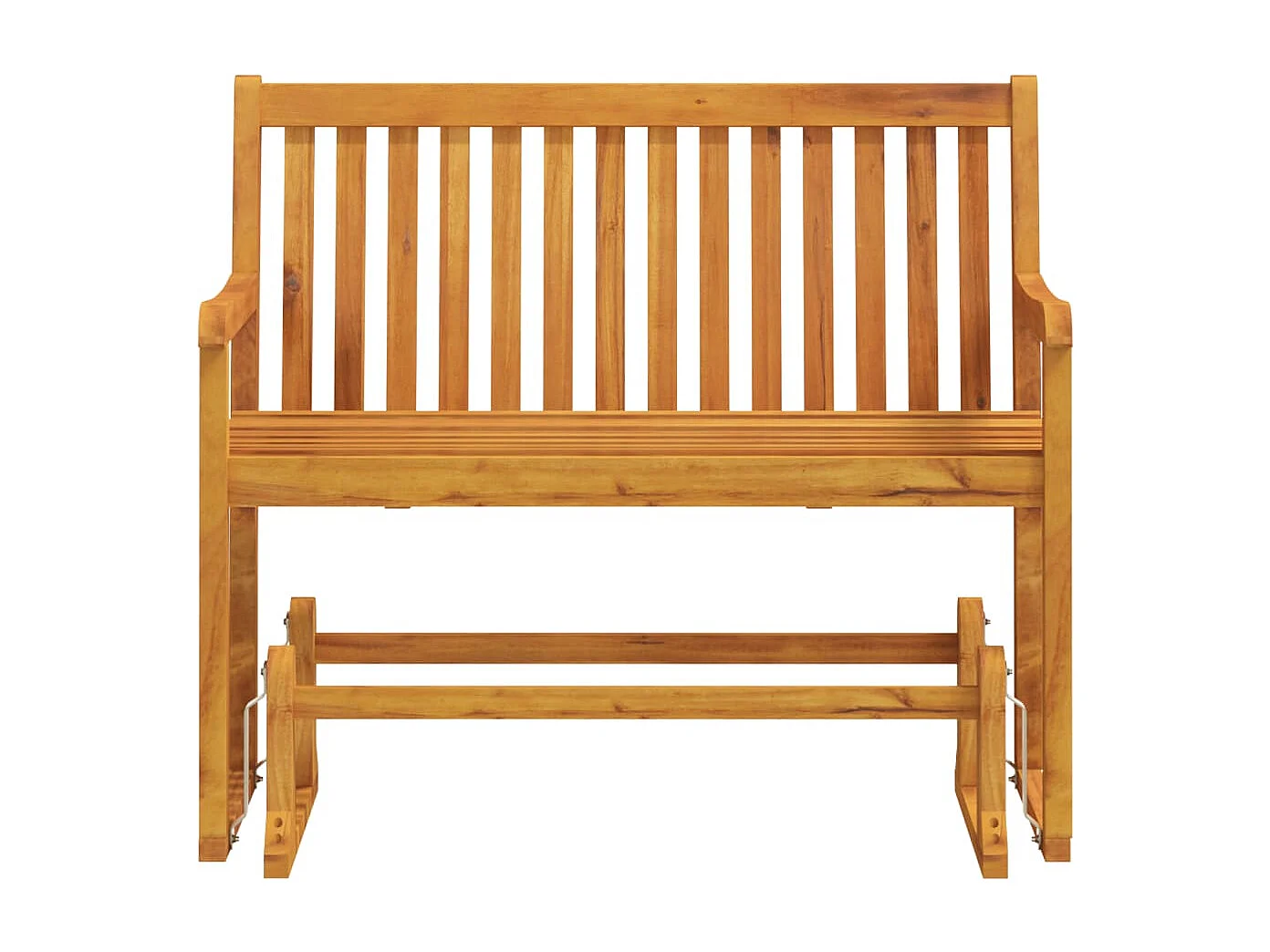 Balancelle de jardin 110cm Bois d'acacia solide