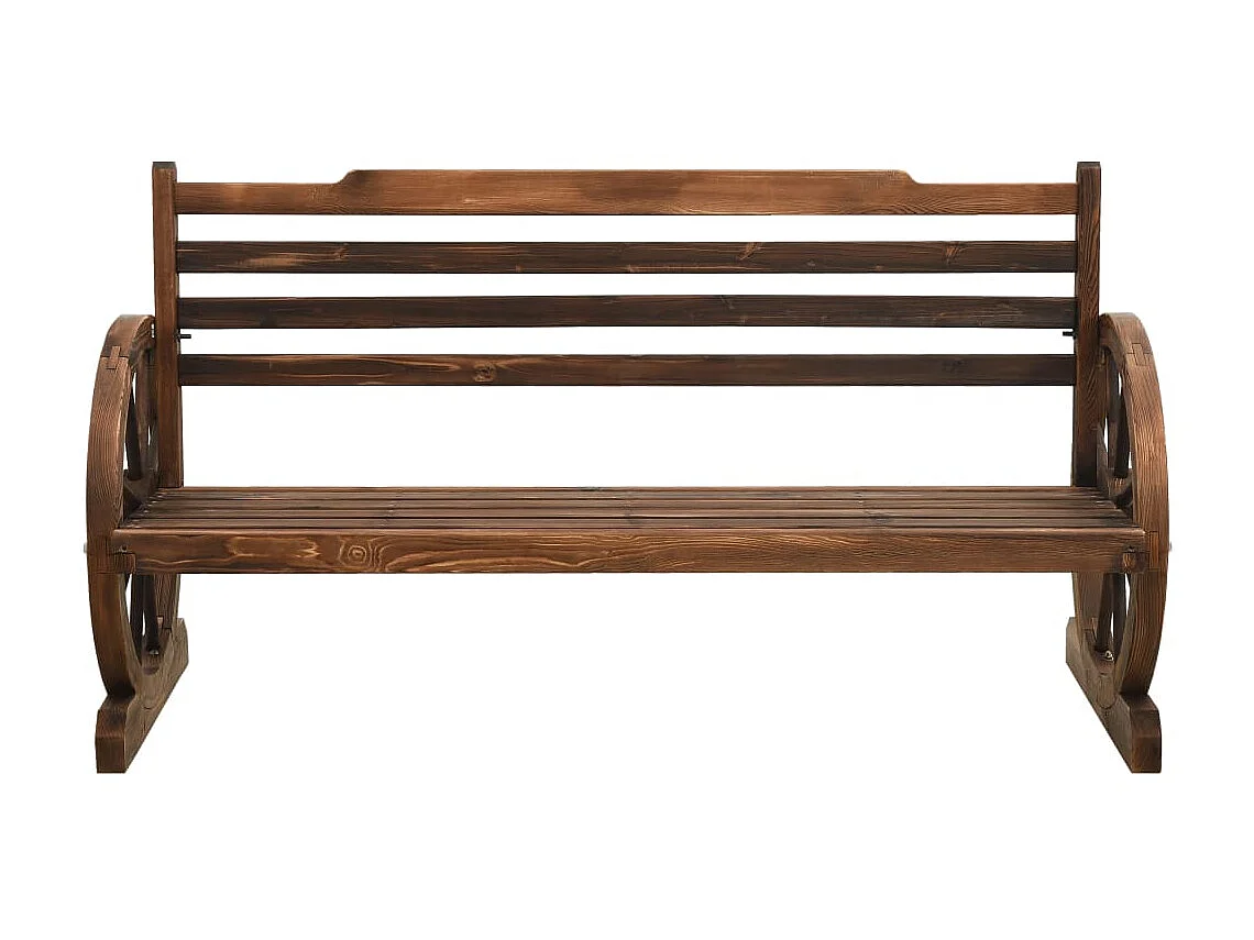 Banc de jardin 142cm Bois de sapin massif