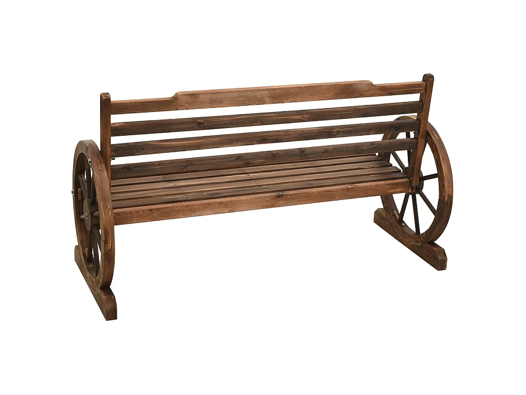 Banc de jardin 142cm Bois de sapin massif