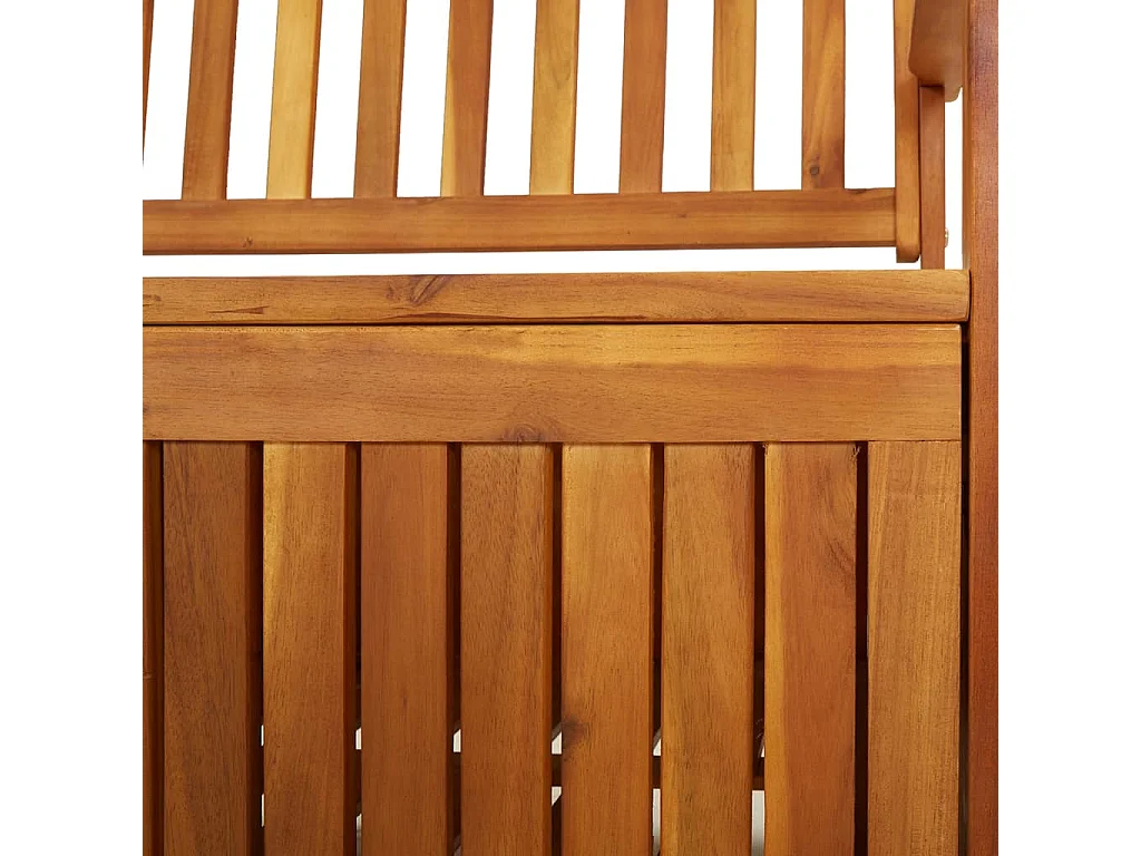 Banc de rangement 148cm Bois d'acacia solide