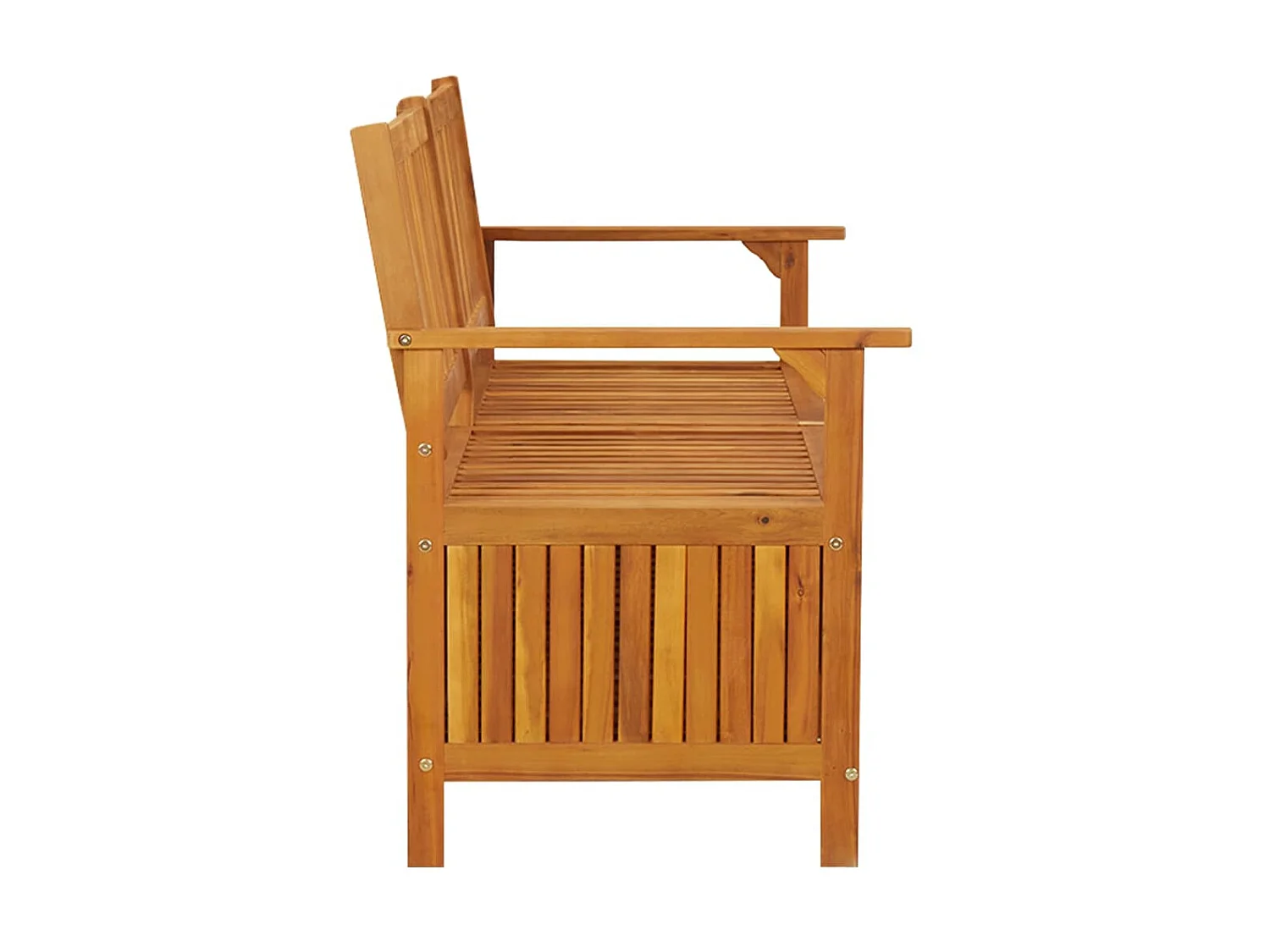 Banc de rangement 148cm Bois d'acacia solide