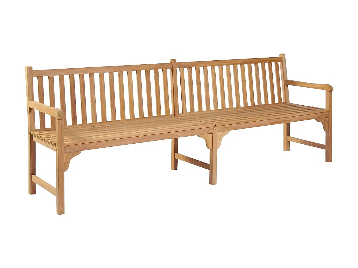 Banc de jardin 228cm Bois de teck solide