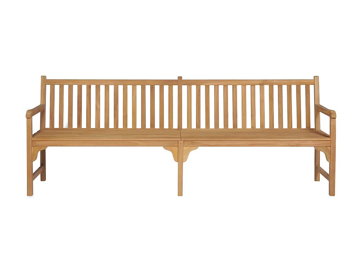 Banc de jardin 228cm Bois de teck solide